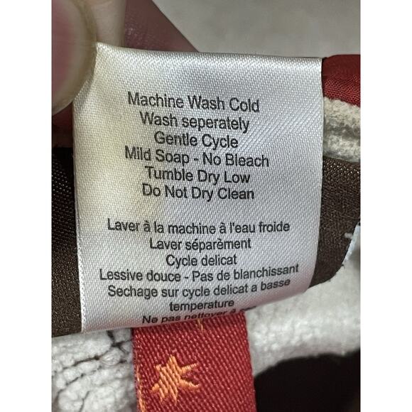 Isis Sultana Vest Womens Size 12 Red Quilted Full Zip Outdoor Jacket Boho - Picture 14 of 15